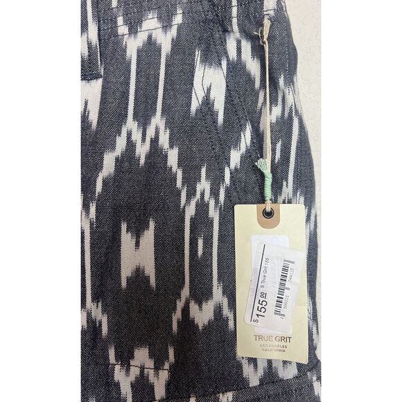NEW True Grit Men's Size 34 Gray White Ikat Cargo Cotton Casual Shorts NWT $155 - Picture 4 of 15
